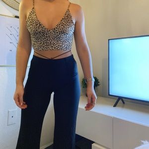 Zara Cheetah Print Crop Top